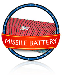 500 Gram Missile Batteries
